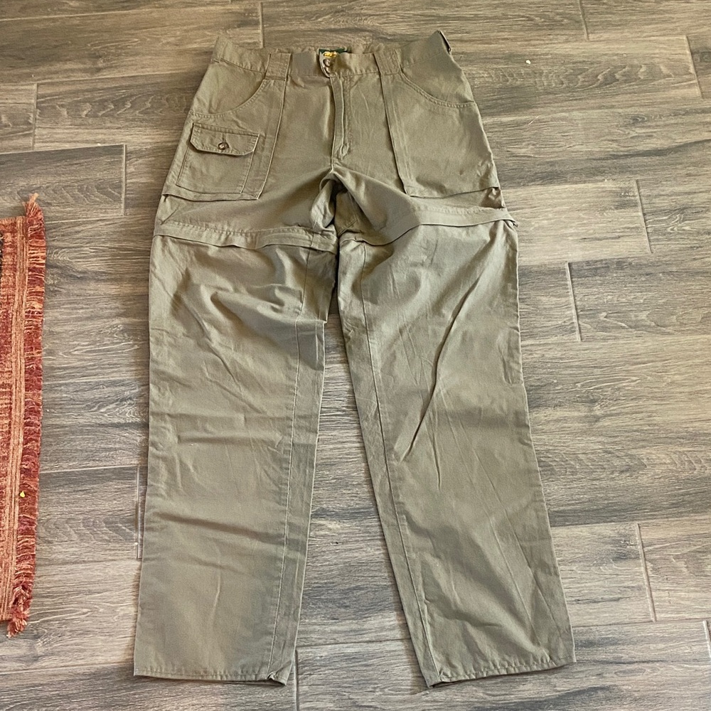 Convertible Zip-Off Cargo Pants Cabela’s - Olive NWT 36 Reg